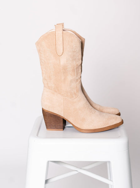 Kate Western Stiefel - Beige