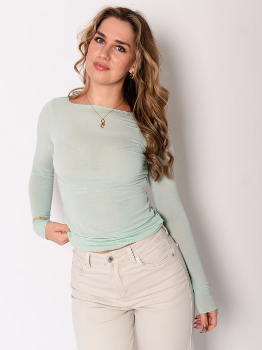 Cashmere Longsleeve - Mint