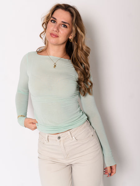 Cashmere Longsleeve - Mint