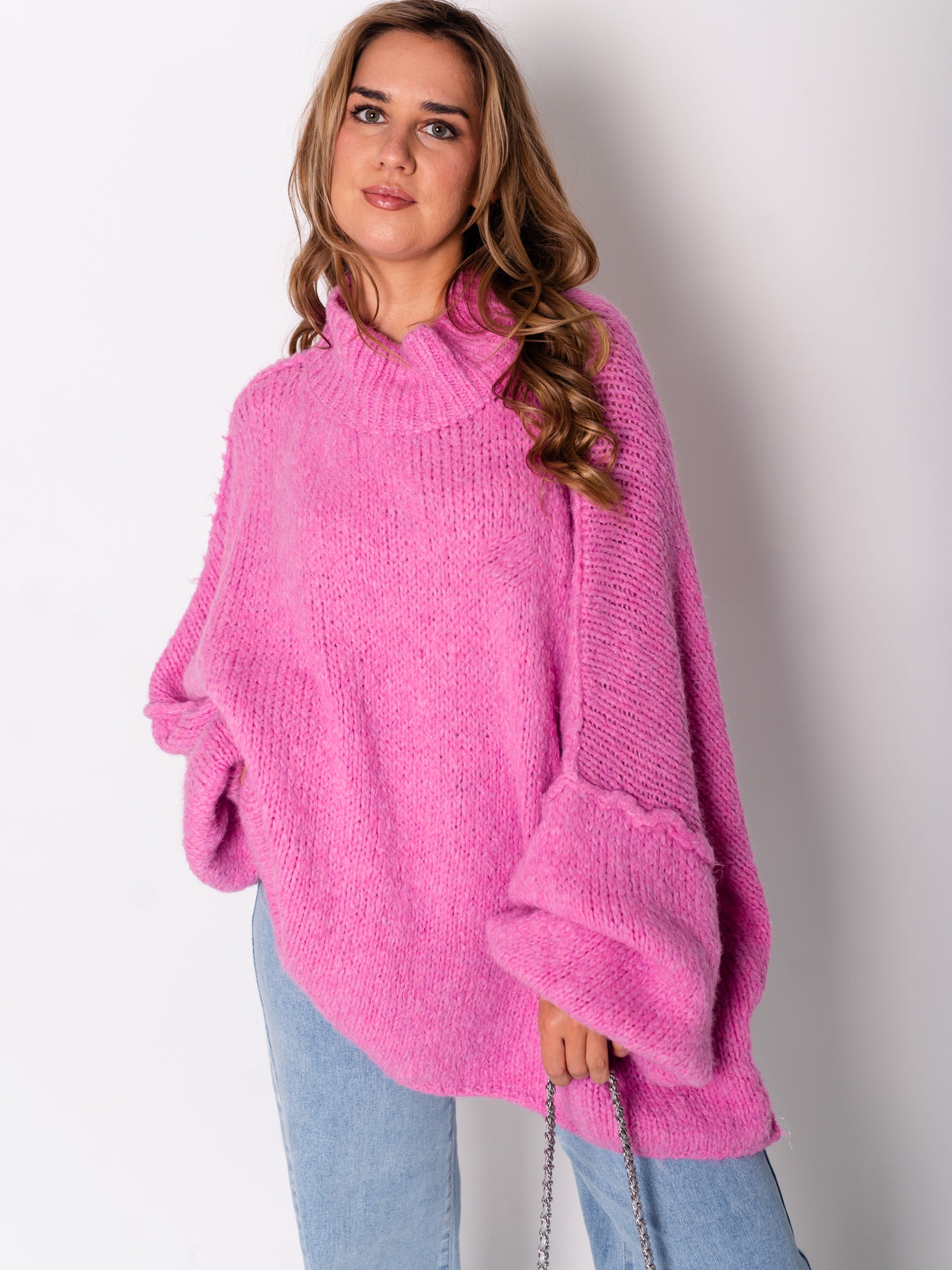 Meli Strick Pullover - Pink