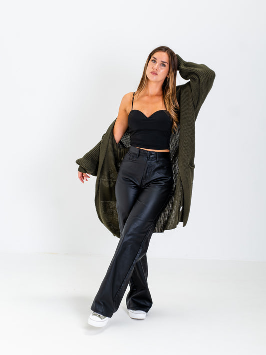 Clara Strickjacke - Khaki