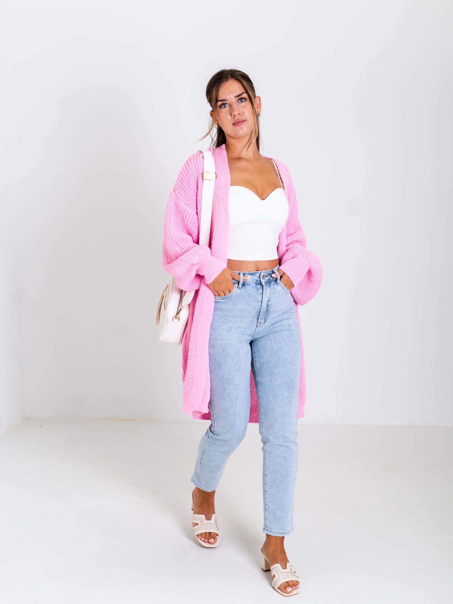 Clara Strickjacke - Babypink