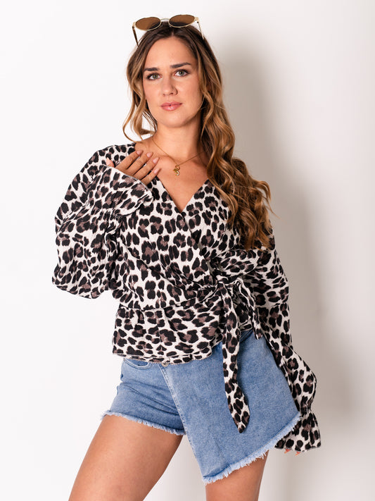 Fairy Bluse - Leo/Grau