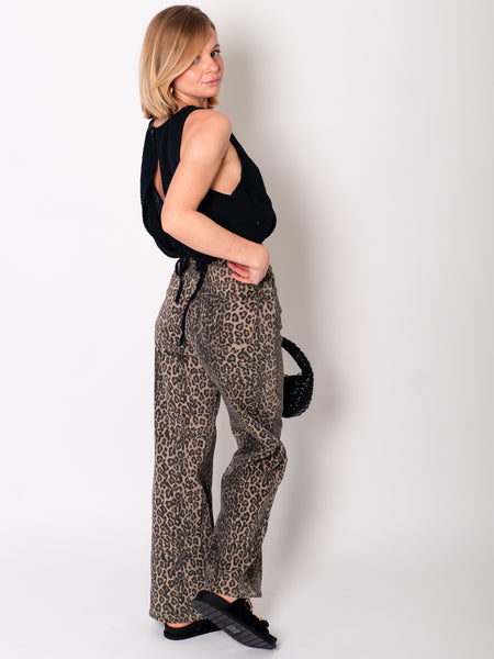Summer Musselin Top - Schwarz