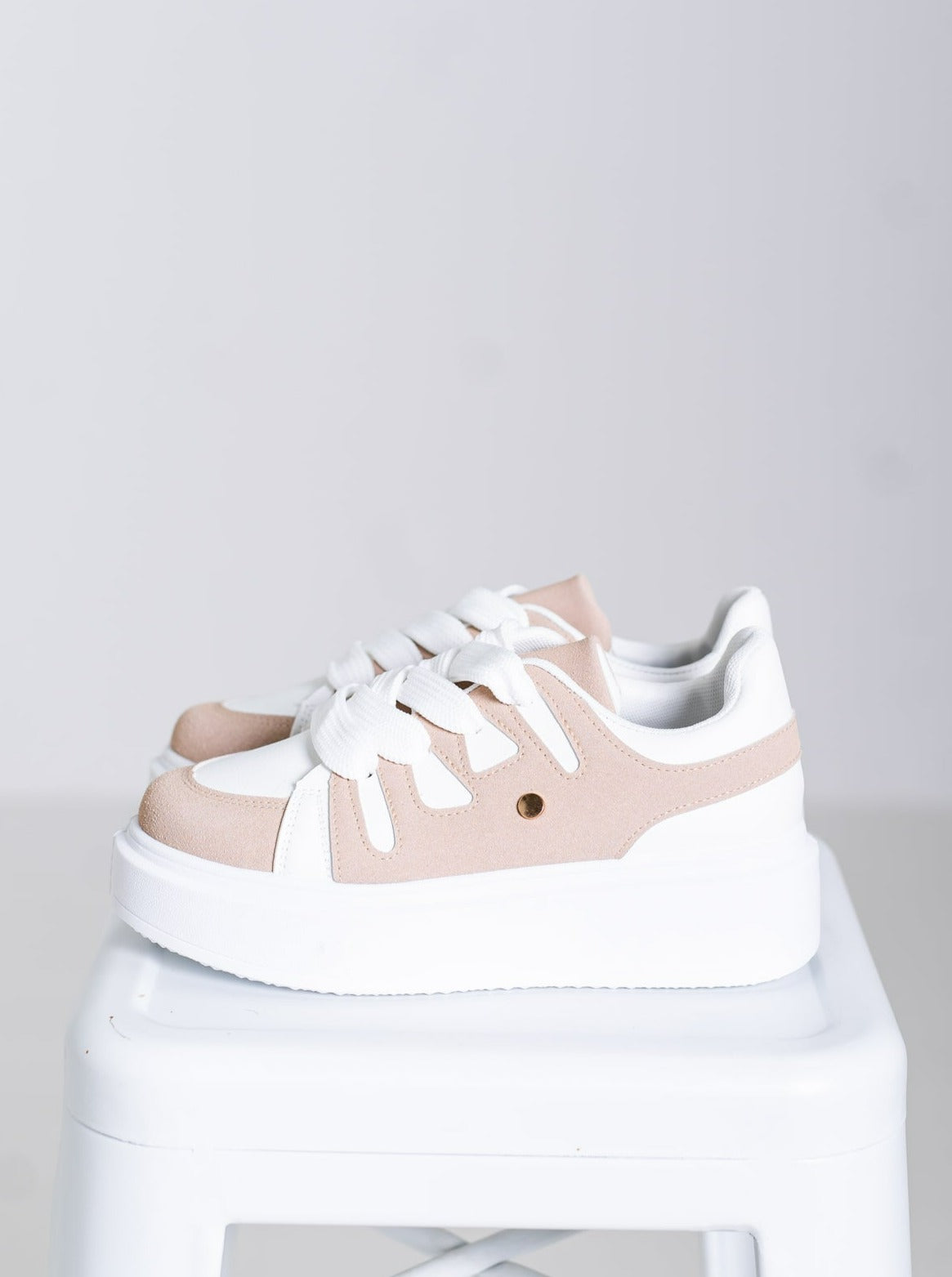 Go On Sneakers - Weiß/Taupe