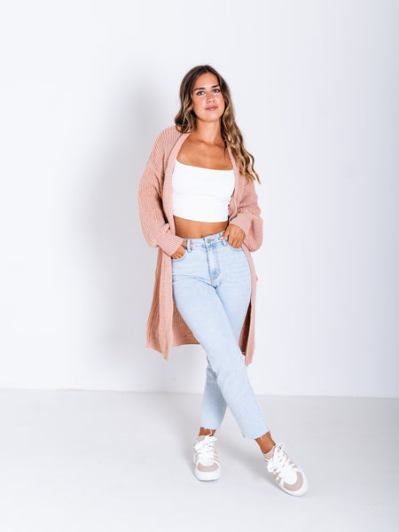 Clara Strickjacke - Rosa