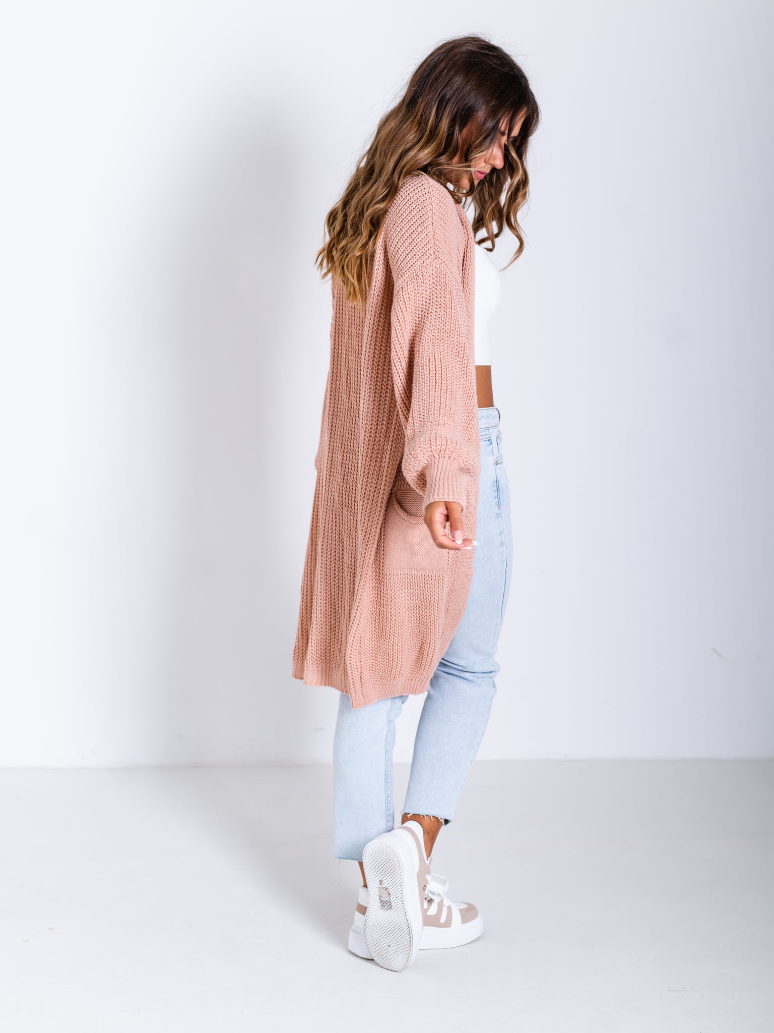 Clara Strickjacke - Rosa