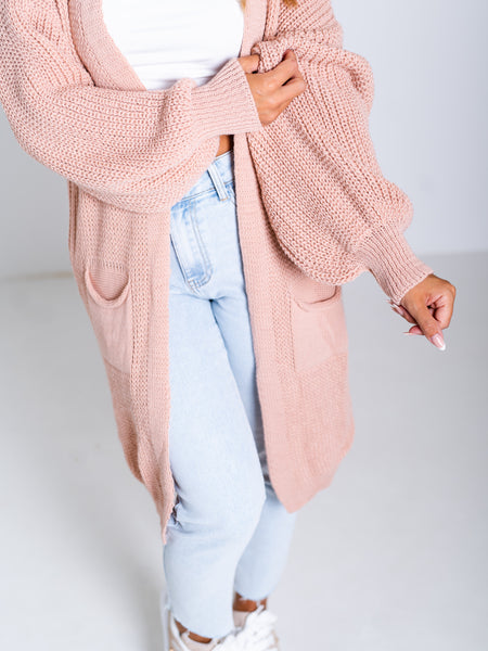 Clara Strickjacke - Rosa
