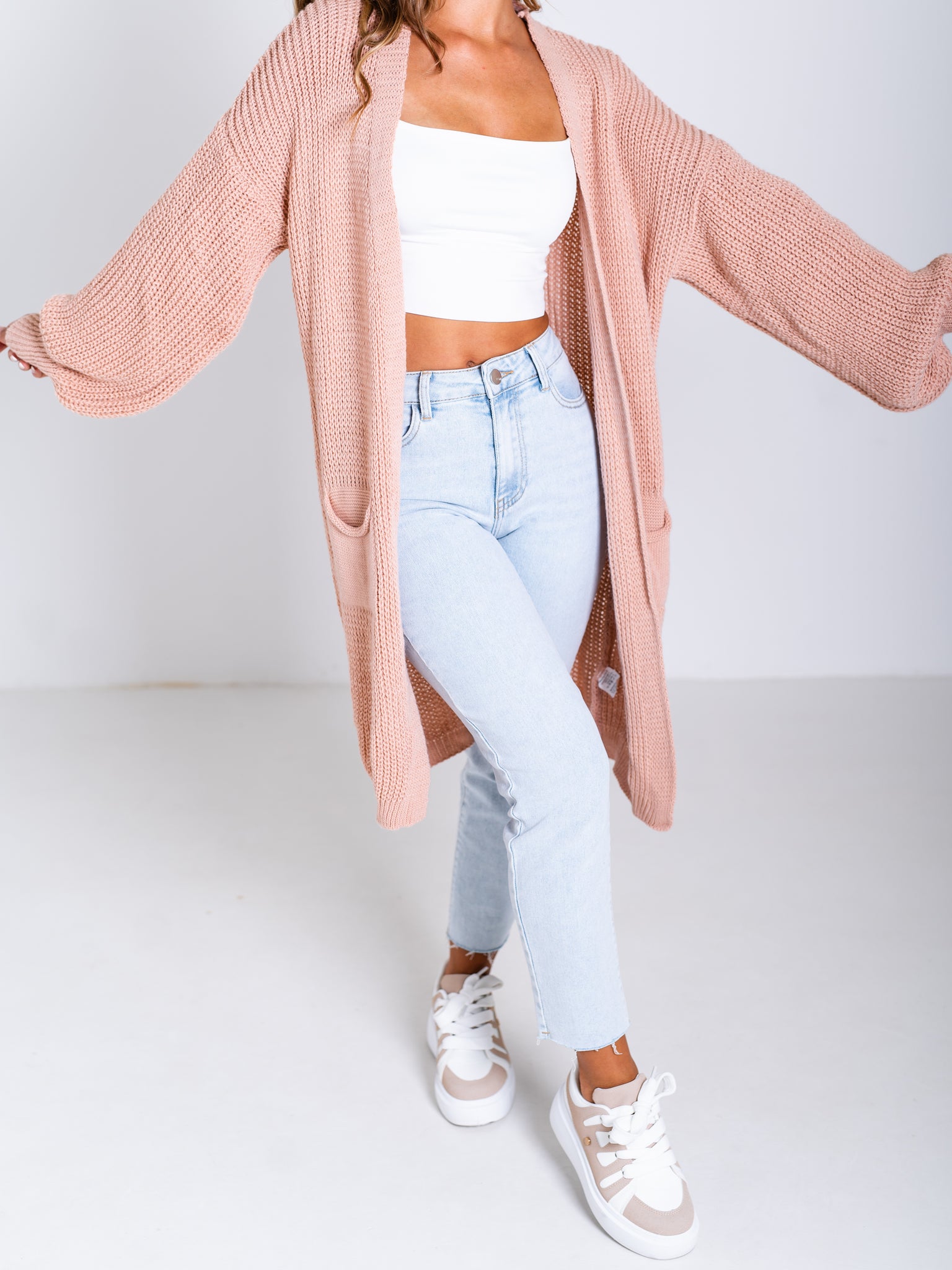 Clara Strickjacke - Rosa