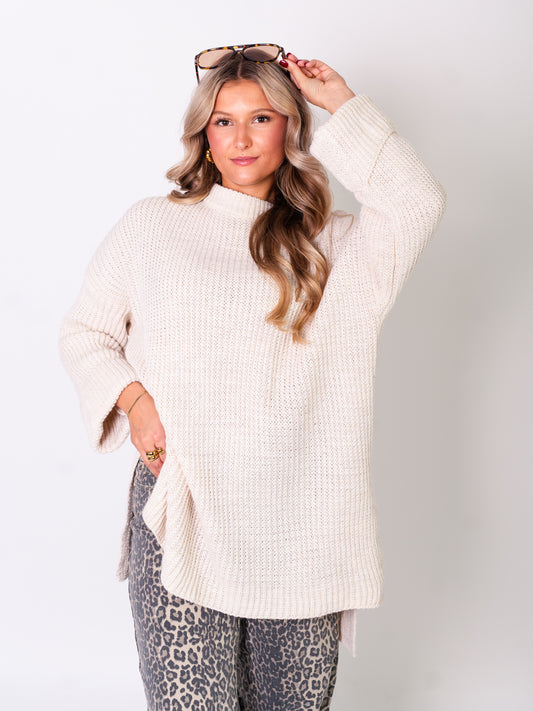 Bella Strickpullover - Beige