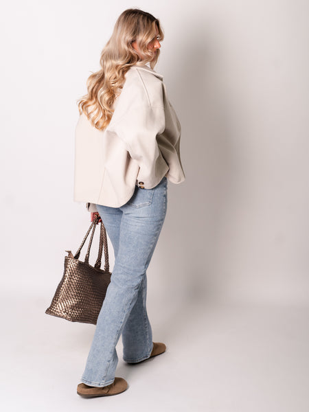 Maple Oversize Jacke - Beige