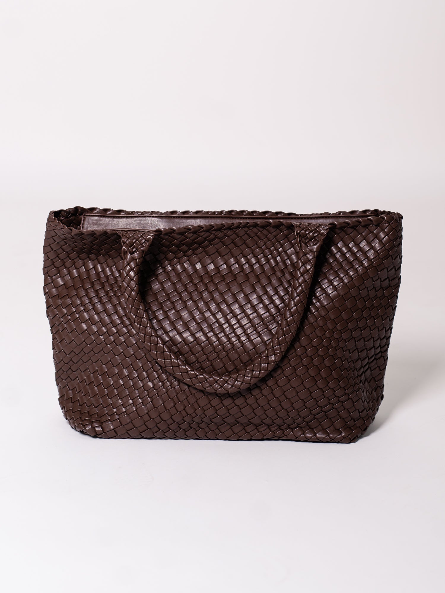 Braided Belle Shopper - Espresso