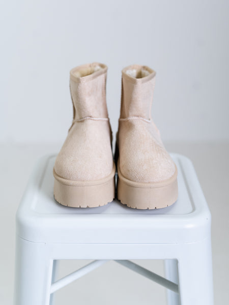 Midi Boots - Beige