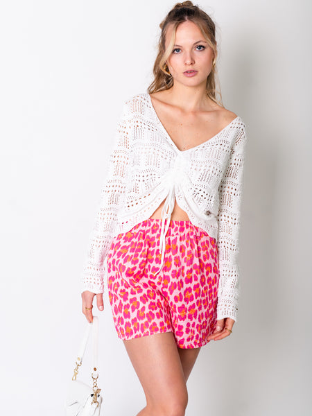 Leo Musselin Shorts - Pink