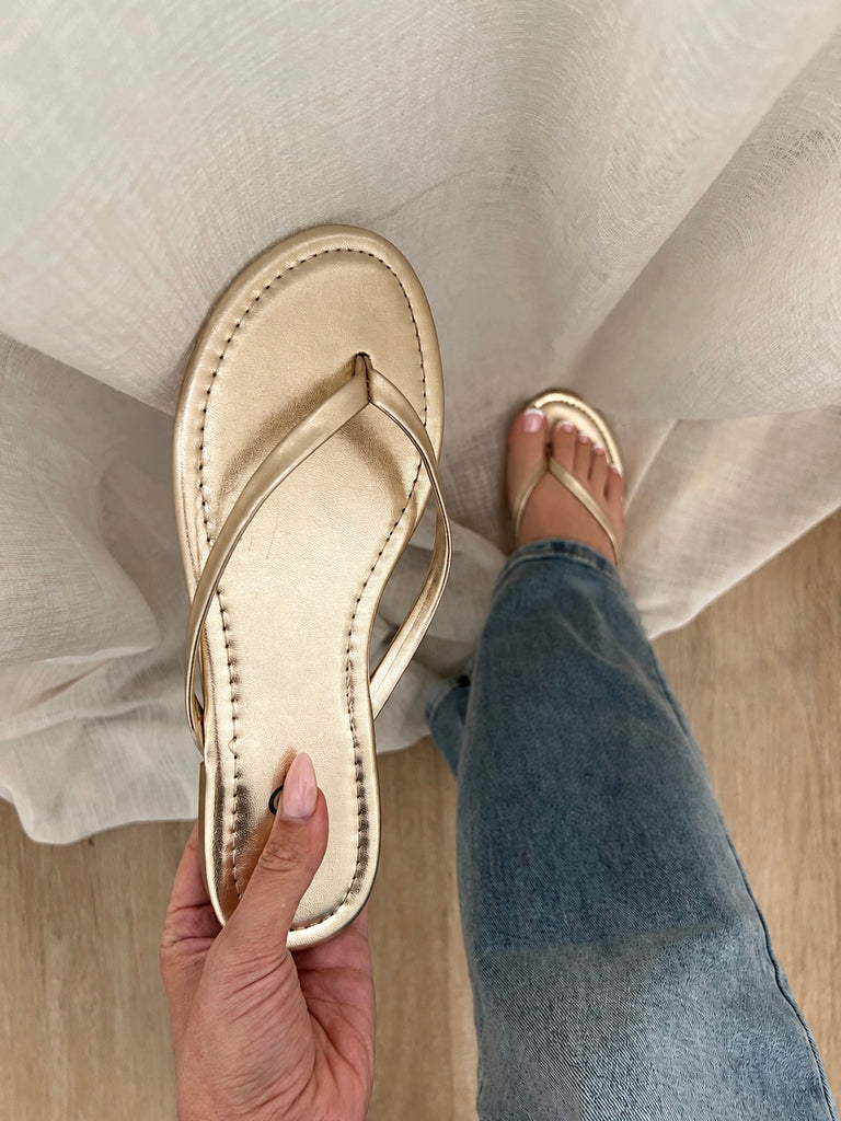 Simple Zehentrenner - Gold