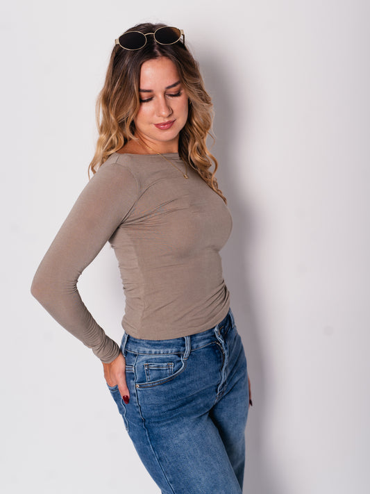 Cashmere Longsleeve - Olive
