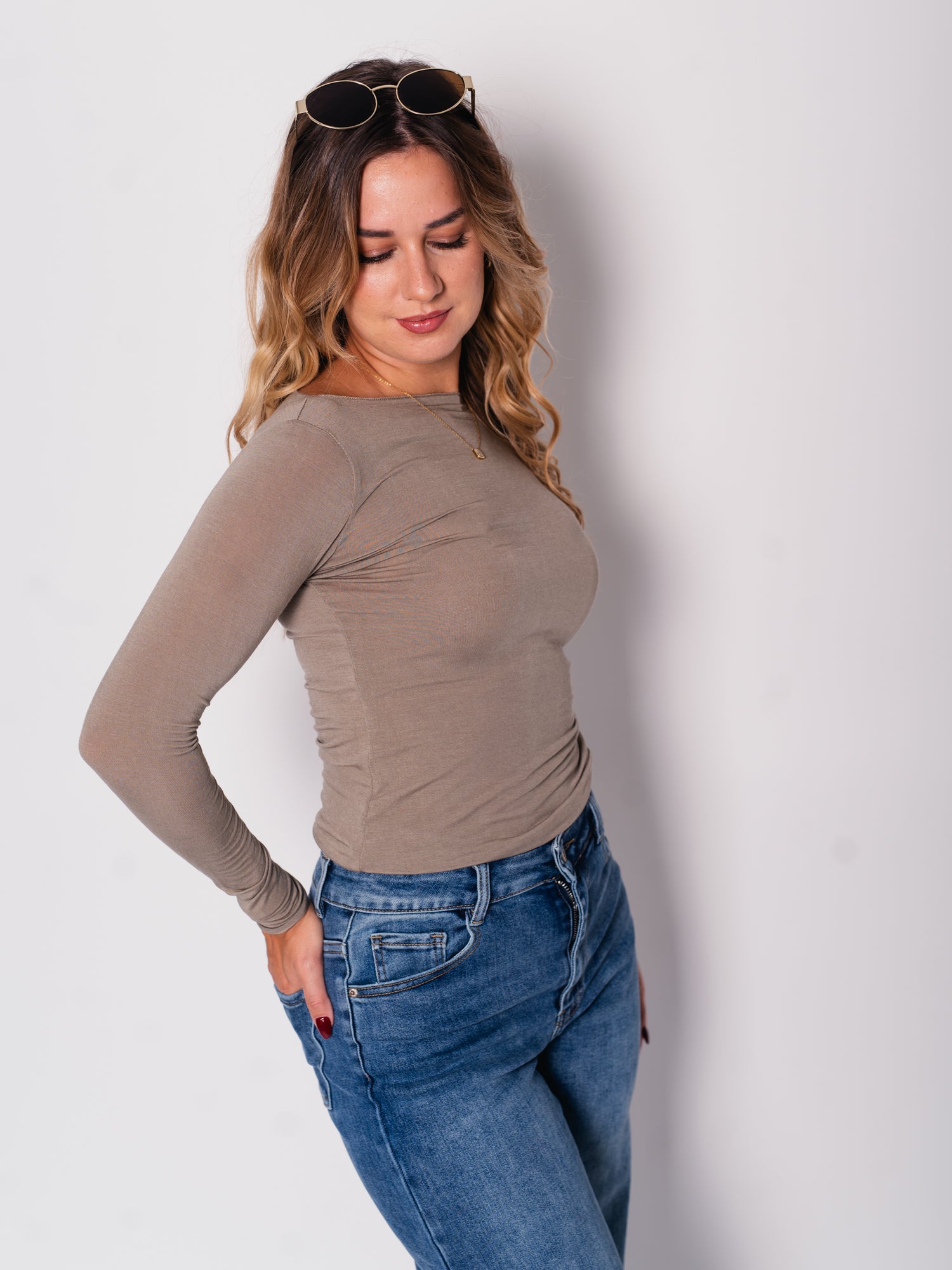 Cashmere Longsleeve - Olive