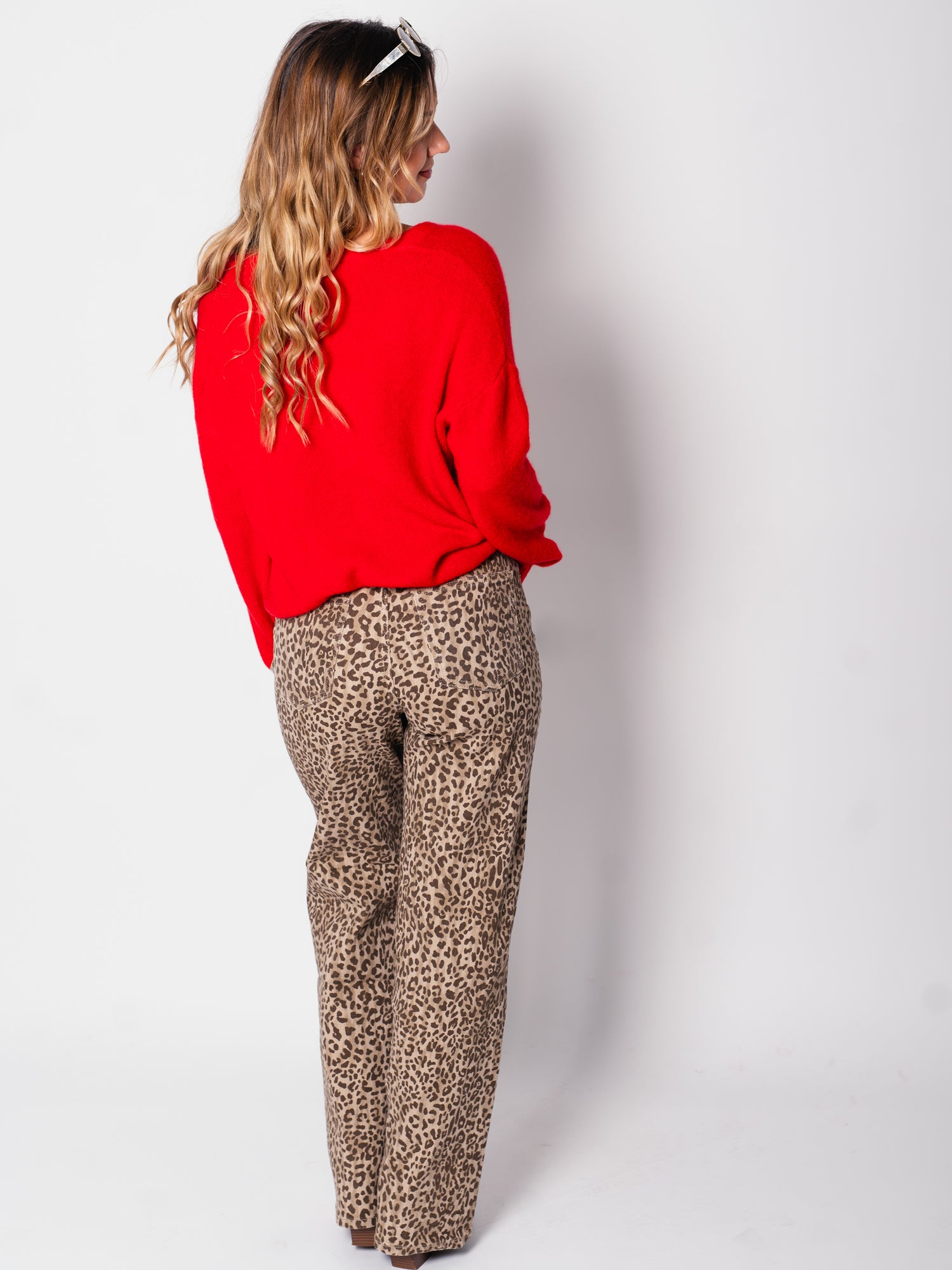 Jill Soft Strickjacke - Rot
