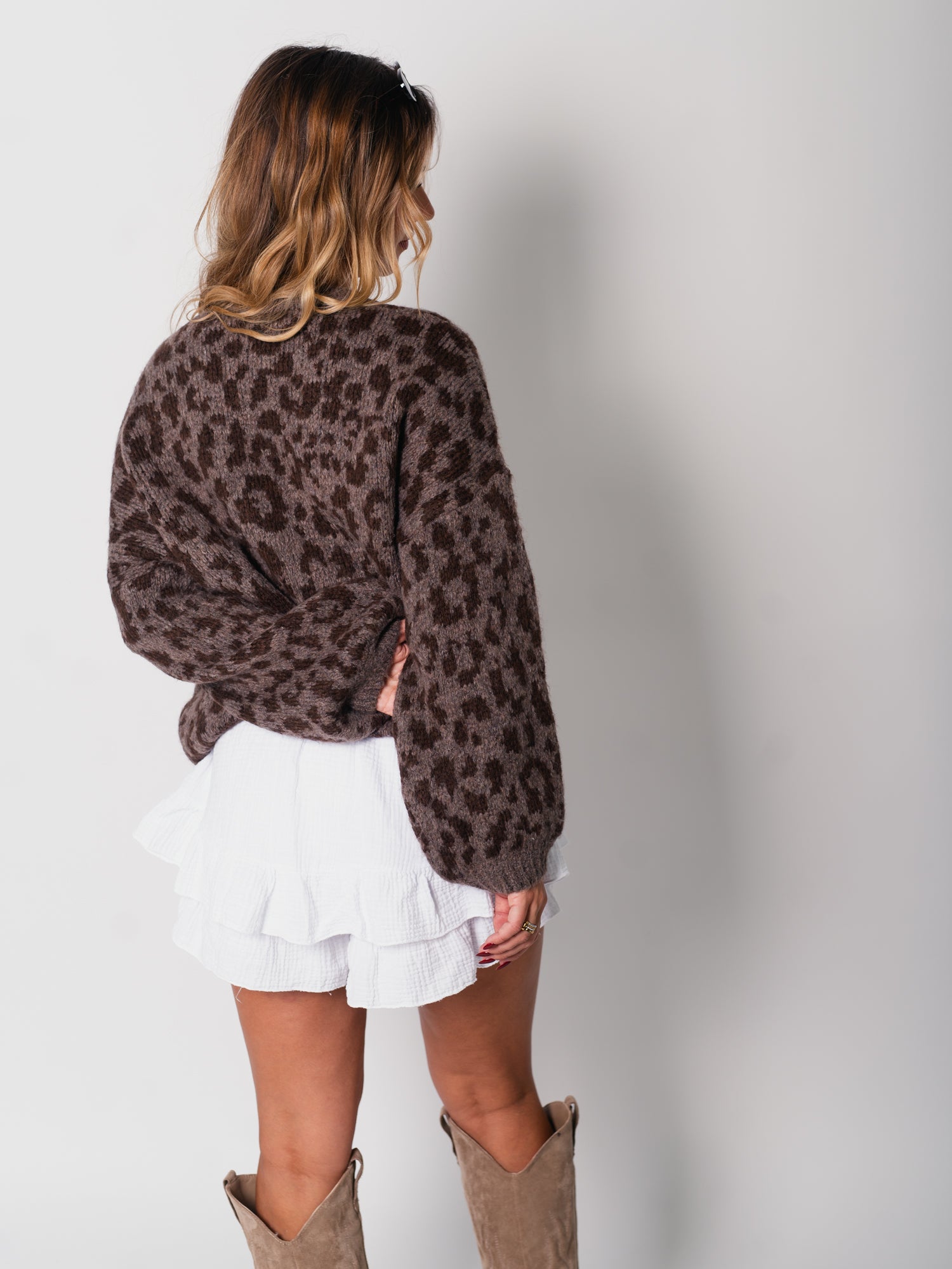 Leo Strick Pullover - Coffee/Braun