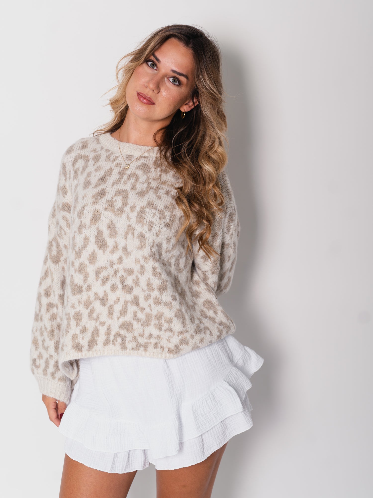 Leo Strick Pullover - Beige