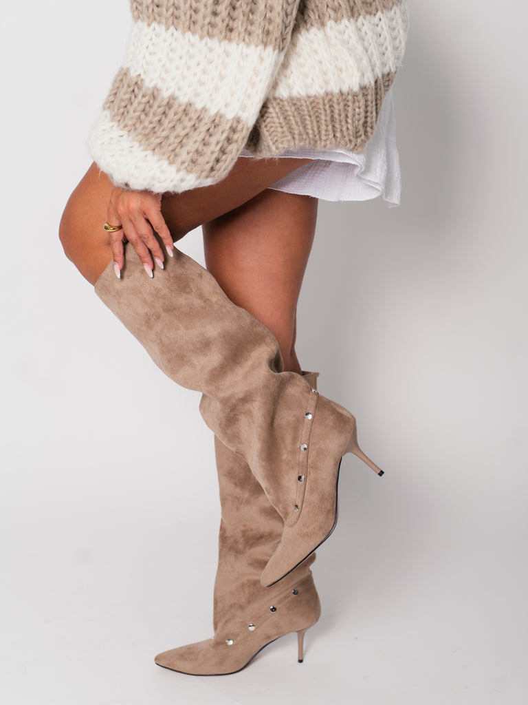Coyote Western Absatz Stiefel - Beige