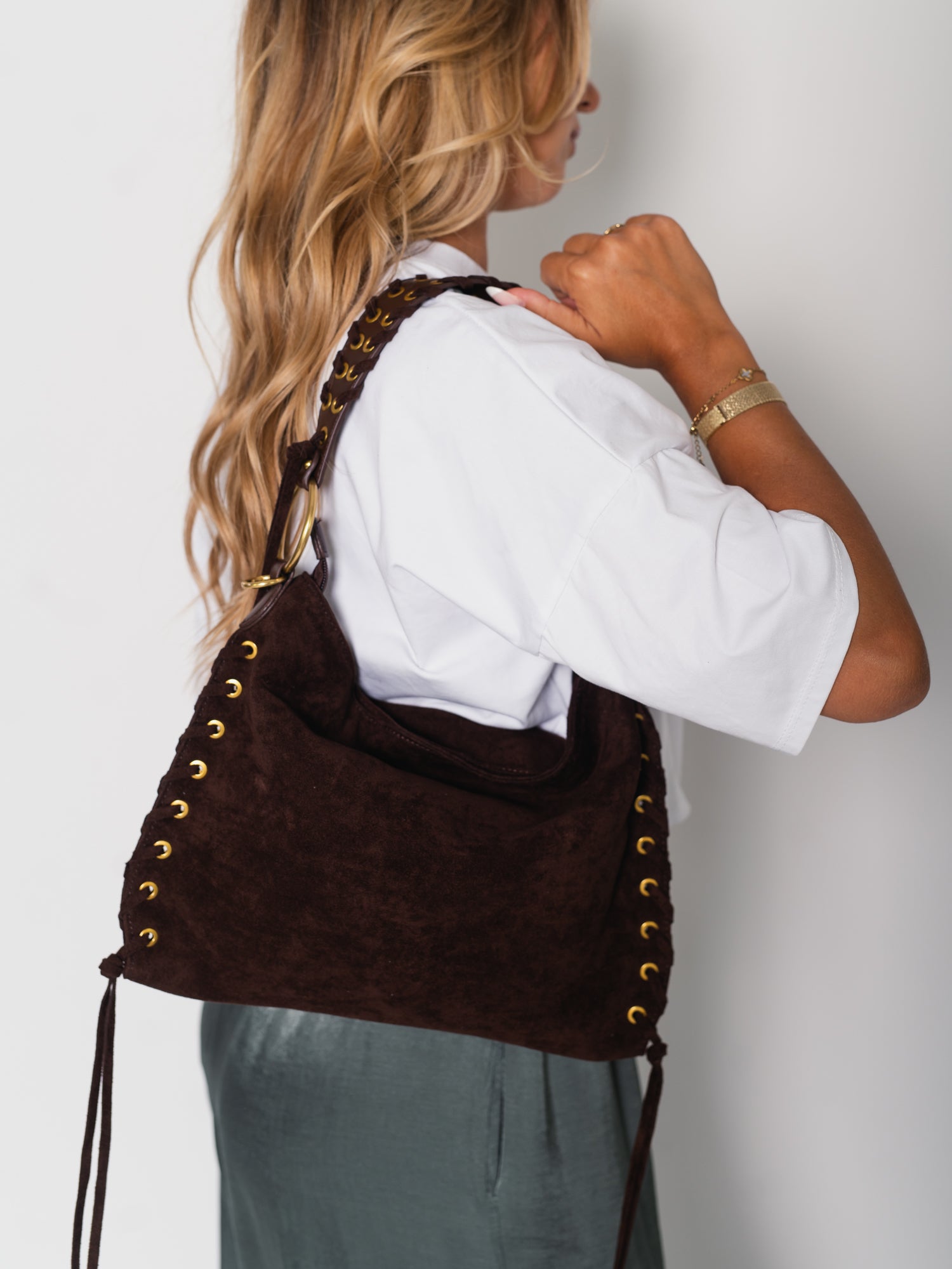 Stella Fransen Bag - Espresso