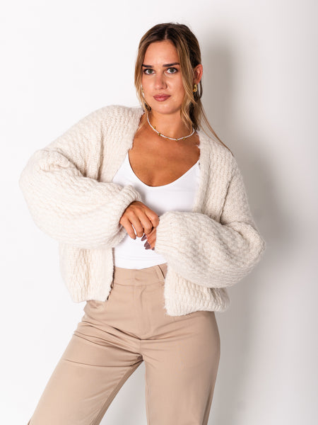 Mali Strickjacke - Creme