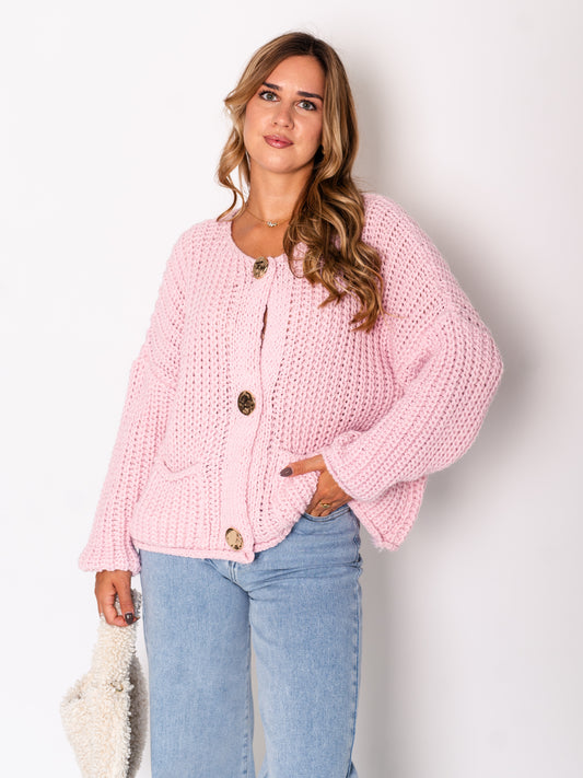 Vala Strickjacke - Rosa