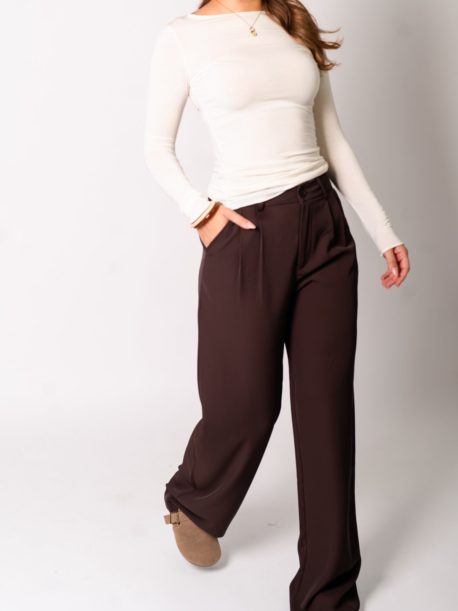 Cashmere Longsleeve - Cremeweiß