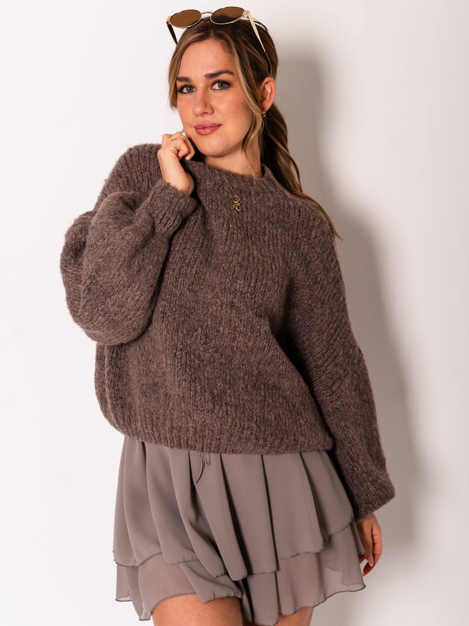 Caty Pullover - Coffee