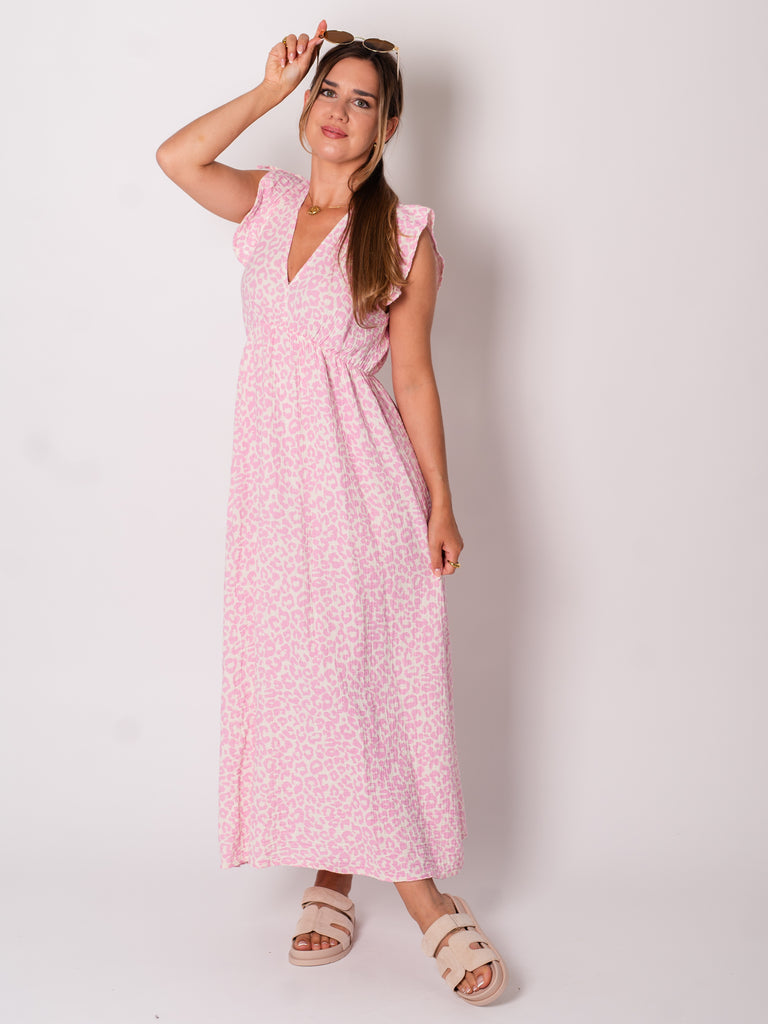 Leonora Musselin Kleid -  Leo/Rosa