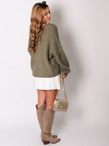 Emelie Strickjacke - Khaki
