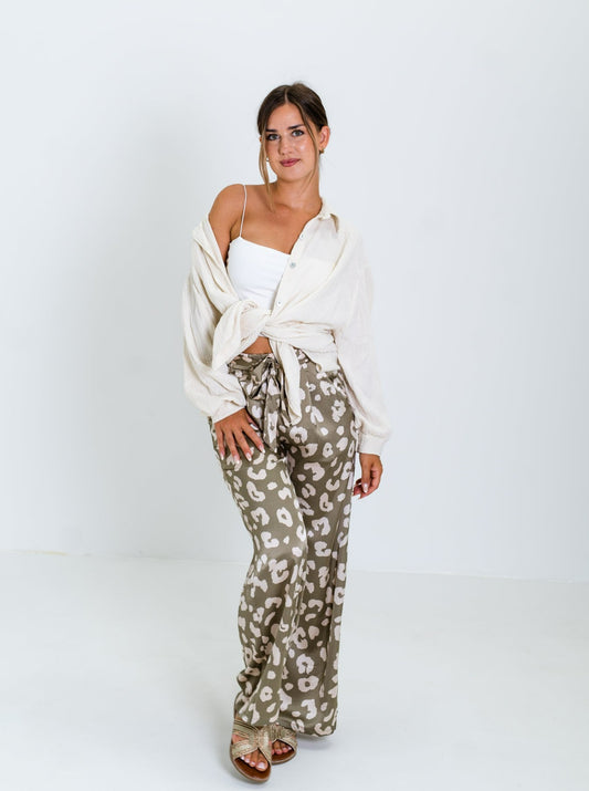 Clea Leo Hose - Khaki