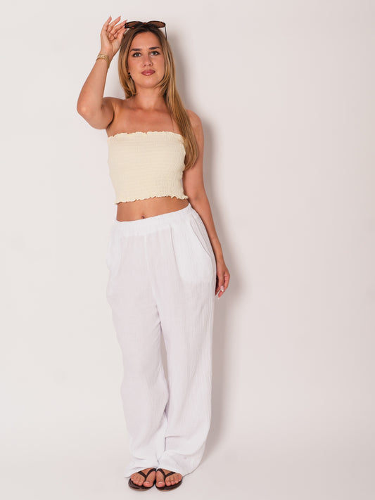 Nala Bandeau Top - Butteryellow