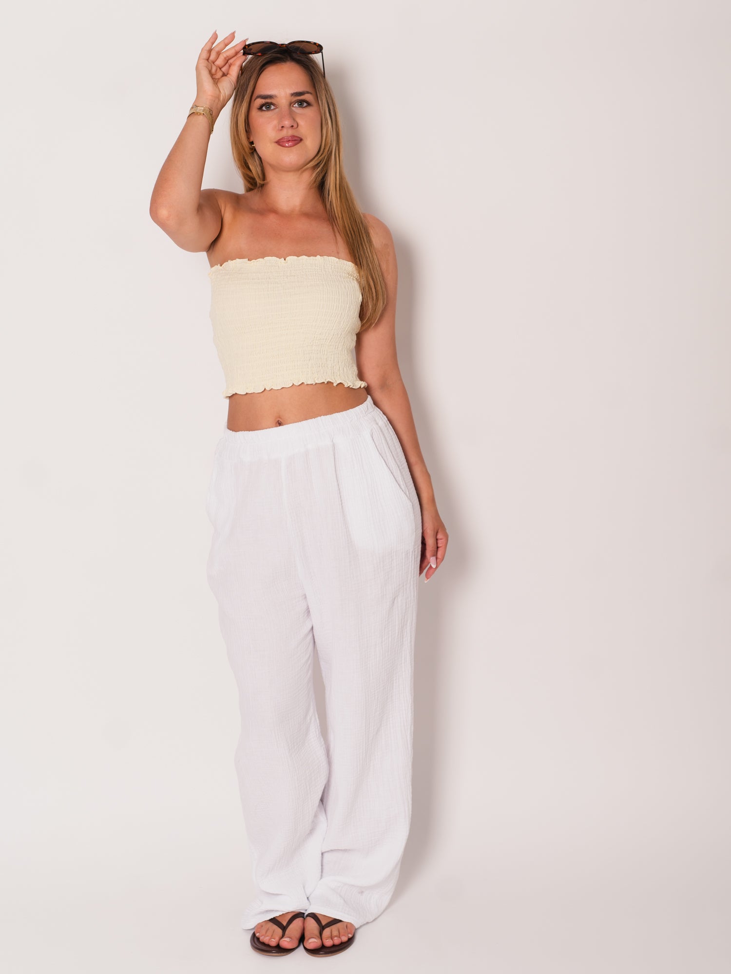 Nala Bandeau Top - Butteryellow