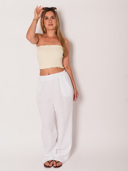 Nala Bandeau Top - Butteryellow