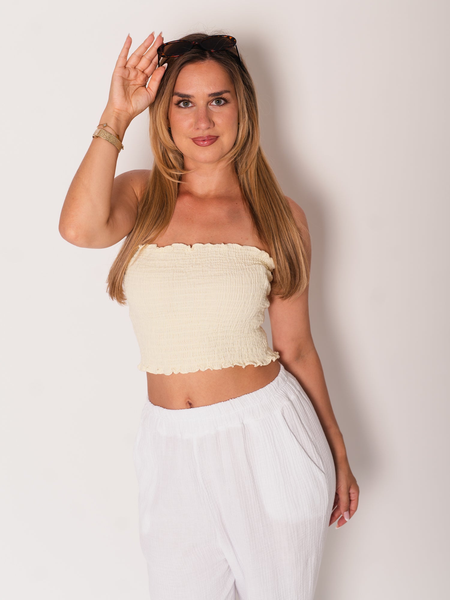 Nala Bandeau Top - Butteryellow