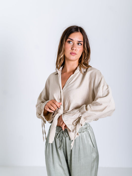 B-Ware 331. Amanda Bluse - Beige