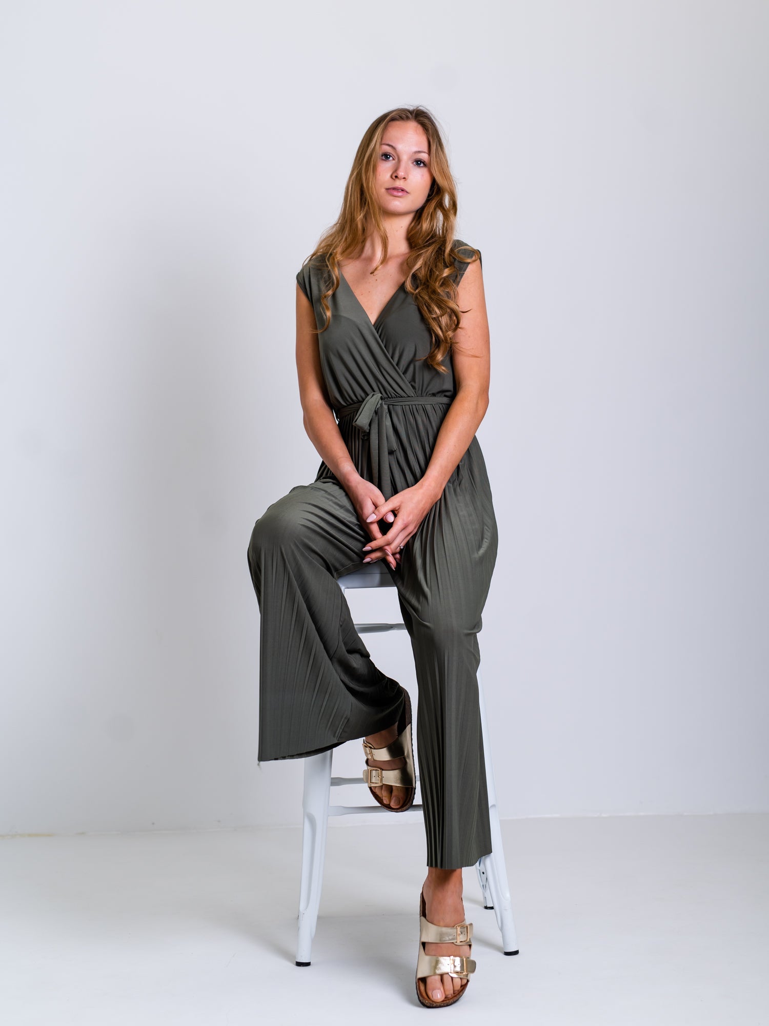 B-Ware 356. Melina Jumpsuit - Khaki