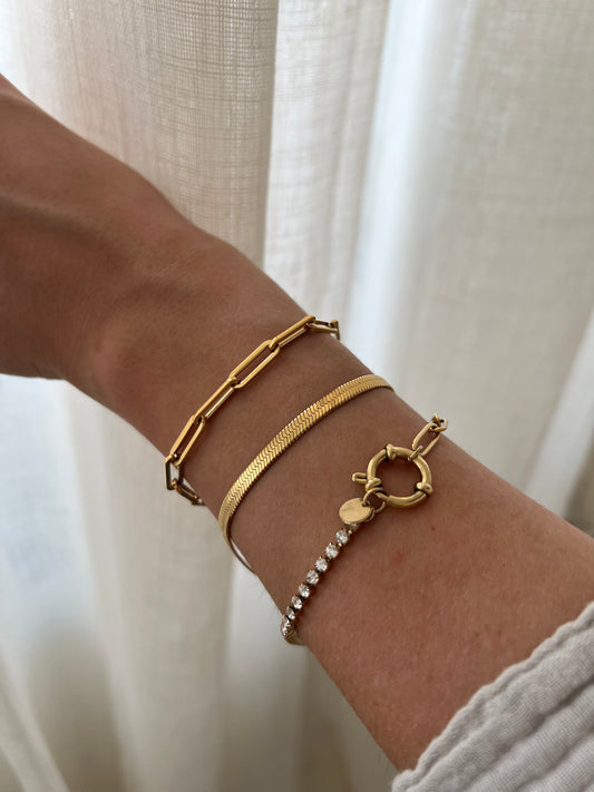 Snake Armband - Gold