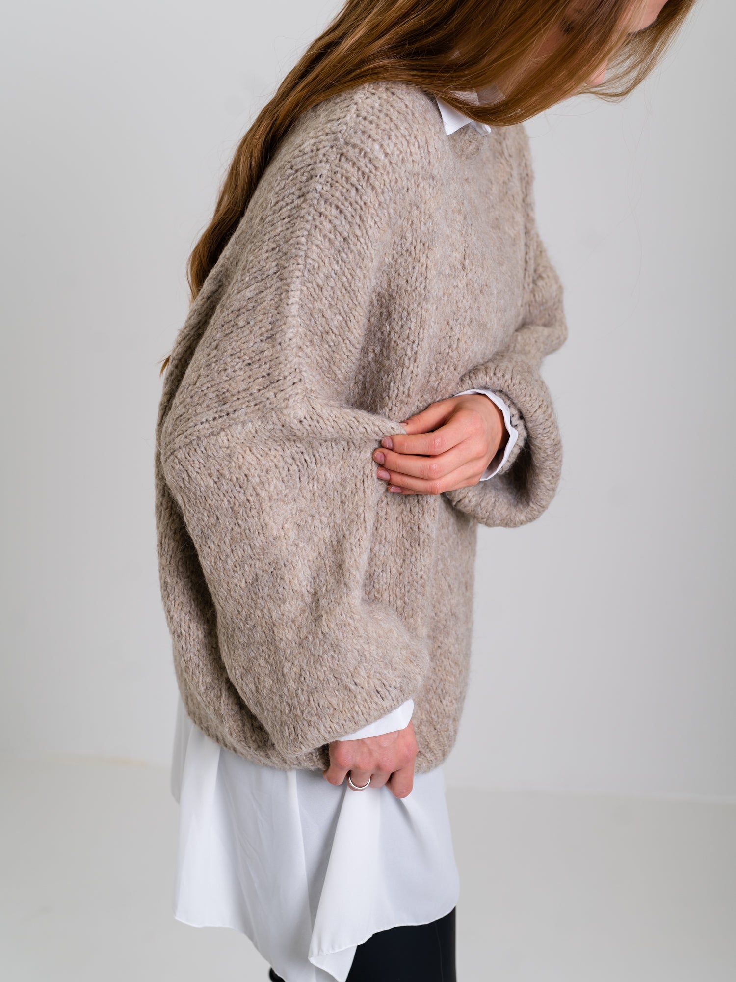 Confident Pullover - Taupe