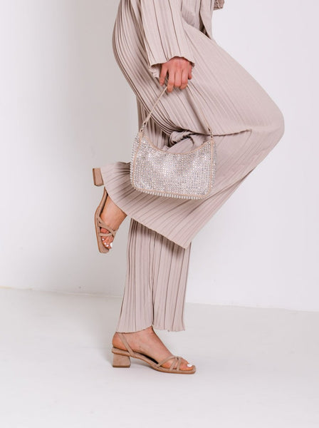 Sparkle Vibes Tasche - Taupe