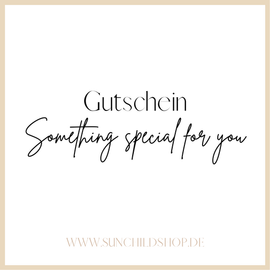 GUTSCHEIN - PER E-MAIL - Sunchild Shop